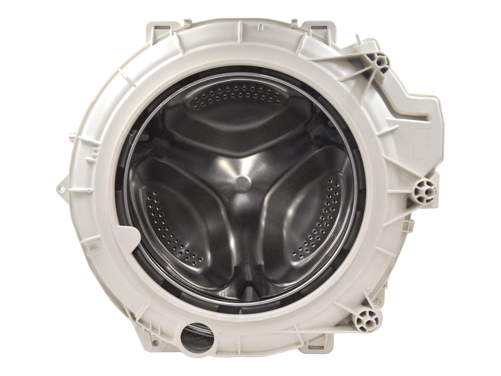 C00287242 Бак стиральной машины со шкивом Indesit