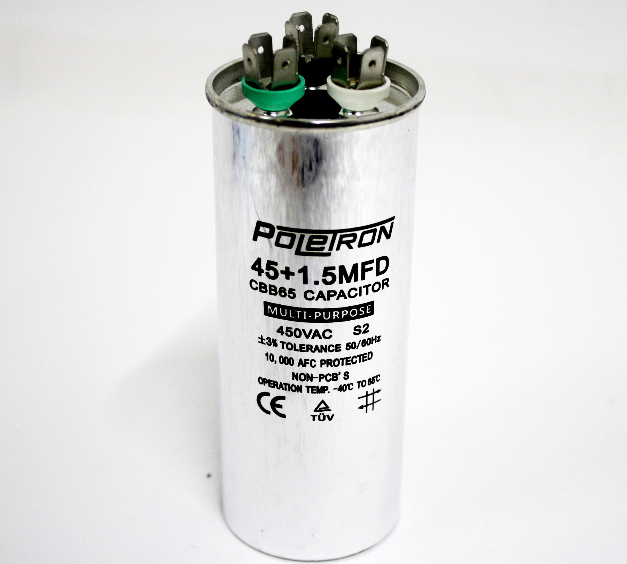 RF06B138 *Конденсатор  45+1,5 мф 450V совмещенный