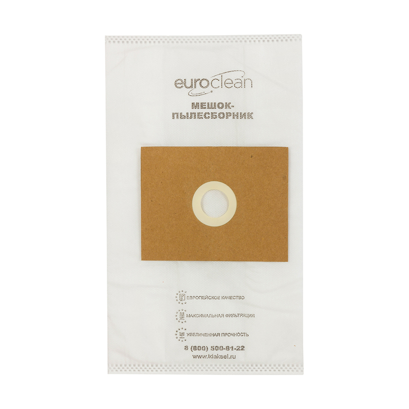 EUN-01/4 Универсальные мешки-пылесборники Euroclean для пылесоса, фланец 100х130, диаметр отверстия