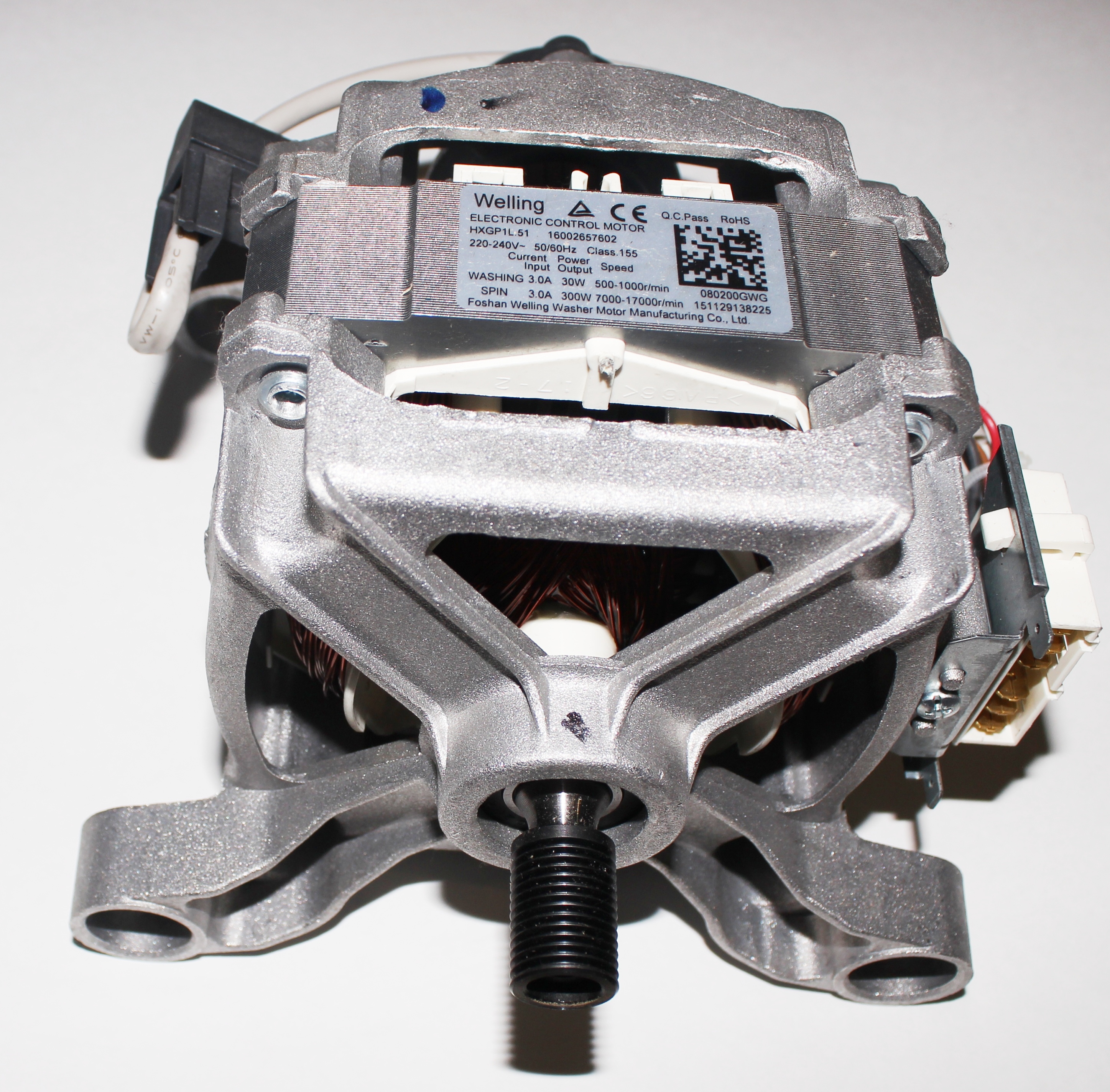 4-36 | L275461 MOTOR 850/1000 RPM WELLING P30, зам.196728, 142033, 118025, 302487, 518012