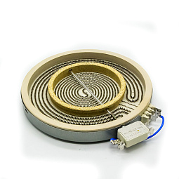 4-34 | G607619 Конфорка 2-х зонная 2100/700W D210/120mm зам. 552356, 225843, 553894