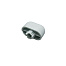 100858 PUSH-BUTTON KNOB WHITE