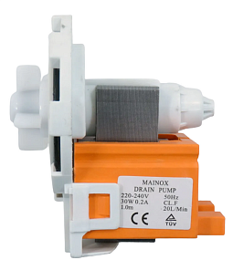 10ma51 Насос MAINOX 30w (без улит на защелках 8шт.), зам.63AK509, AV54509, PMP201UN, PMP525UN, 90102