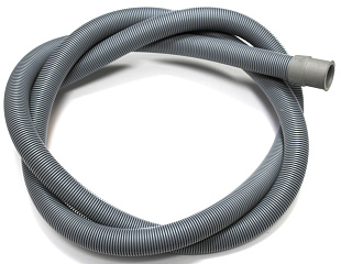 DWH002UN Шланг сливной D=19/21мм 1.5м 180град  (Made in Italy)