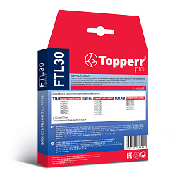 FTL 30 Topperr Губчатый фильтр для пылесосов Tefal TW37.. Rowenta RO37.. Moulinex MO37.. (RS-RT90057