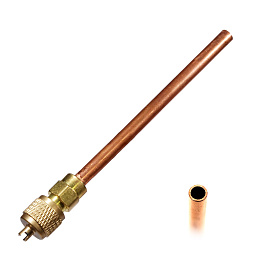 SVL100UN Клапан Шредера + заправочная трубка, L-100mm, D-5.9mm, 043021, зам. SVL103UN, UG000983, WQ0