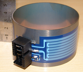 RK024746 -ТЭН проточный для ПММ 2080W, D75, H45mm (24,5kOm, для насоса 00755078), зам. HTR152BO