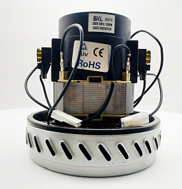 VAC027UN Двигатель пылесоса моющего 1200W 1-ступ H-145мм, D-146мм SKL, VAC000UN, YDC11