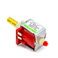 Q072B КРАСНЫЙ ОРГ !Насос для кофеварки/кофемашины ULKA Ex5 48W 220V,(650cc/min_15bar), !CFM002UN=, з