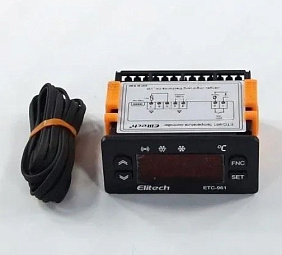ЕТС961 Контроллер блок управления холодильника Elitech ЕТС 961, 1 пласт/датчик